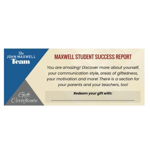 Maxwell Student Success Report