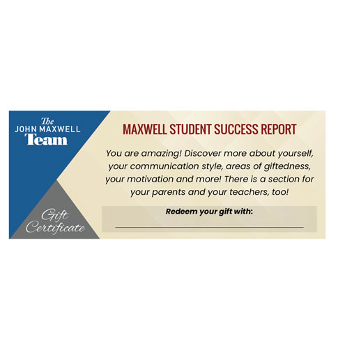 Maxwell Student Success Report